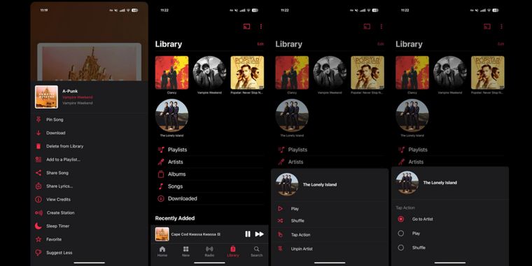 Apple Music 5.0 brings iOS 26 features to Android with Pinned Items and Lyrics Translation