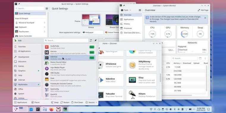 KDE Plasma 6.4.4 brings bug fixes and updates KWin and Discover