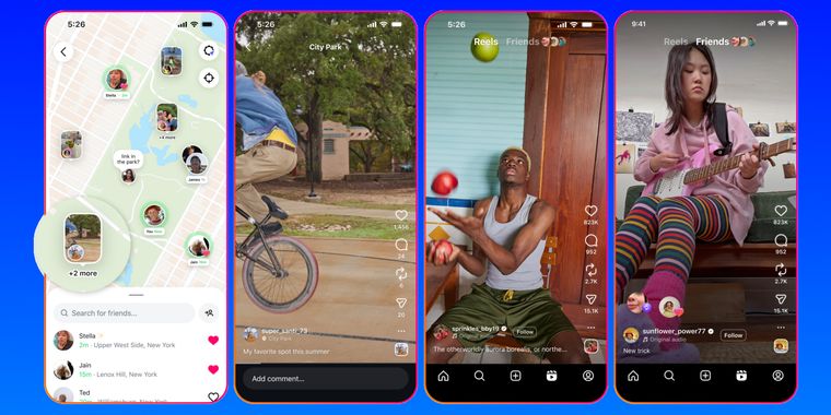 Meta adds Instagram Map, a location-sharing feature, and Friends tab for recommendations