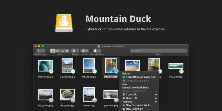 Mountain Duck 5.0 adds integrated connect mode, SMB support, custom versioning, and more