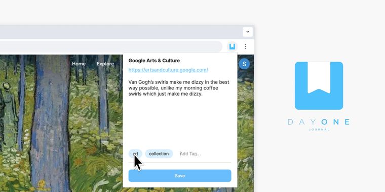 Journaling app Day One launches Chrome and Firefox extensions for easier web capture