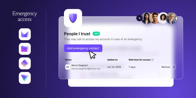 Proton adds Emergency Access to let trusted contacts recover your account securely