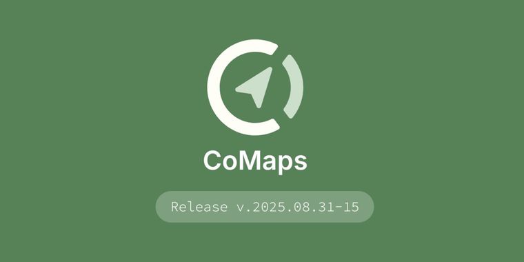 CoMaps adds CarPlay, time-based routing, address editing, and map updates