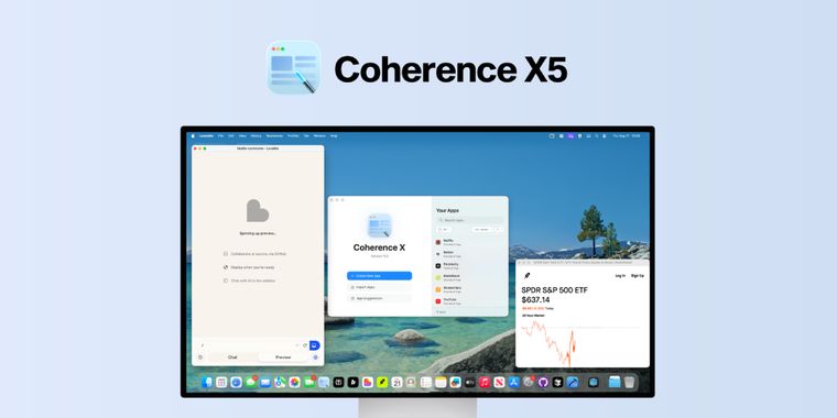Coherence X5 released with new app creation tool, expanded browser support, and more