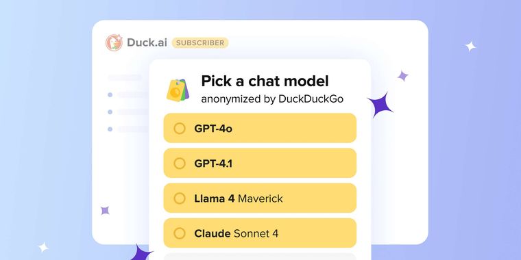 DuckDuckGo adds access to GPT-5, Claude 4, and other AI models to its subscription plan