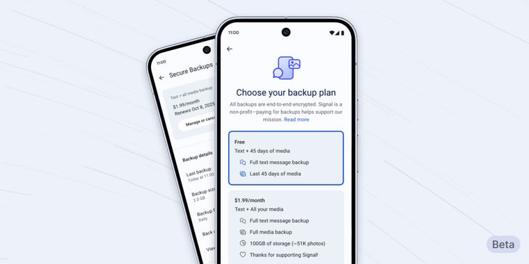 Signal introduces secure backups with encrypted message history across devices