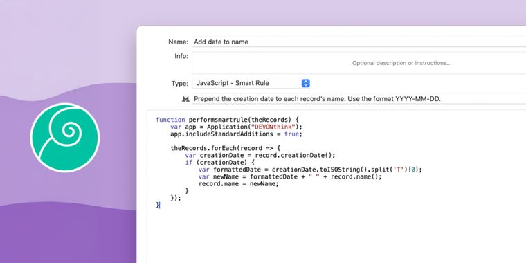 DEVONthink 4.1 adds generative AI integration, advanced scripting, math support