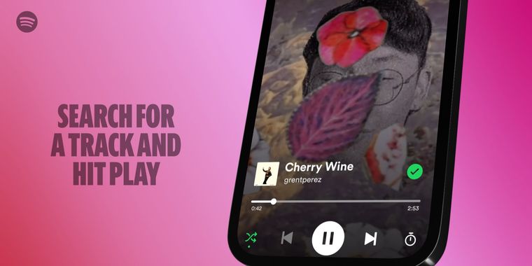 Free Spotify users can finally search and play specific songs on-demand