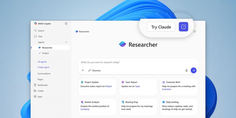 Microsoft integrates Anthropic's Claude models into 365 Copilot, moving beyond OpenAI