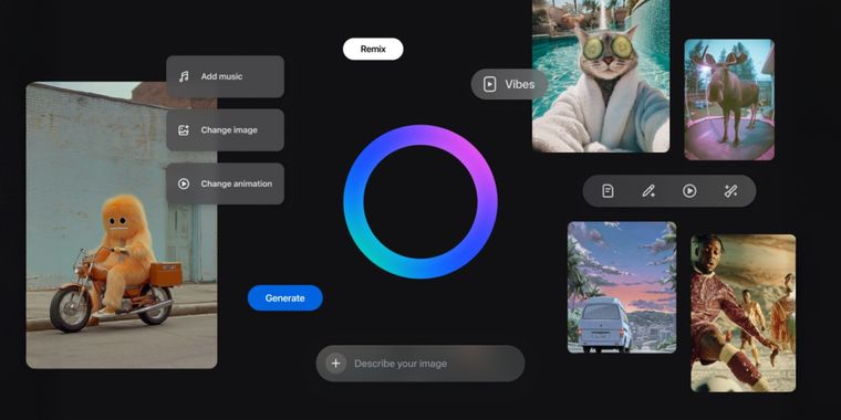 Meta launches 'Vibes,' a new short-video feed of AI-generated content nobody asked for