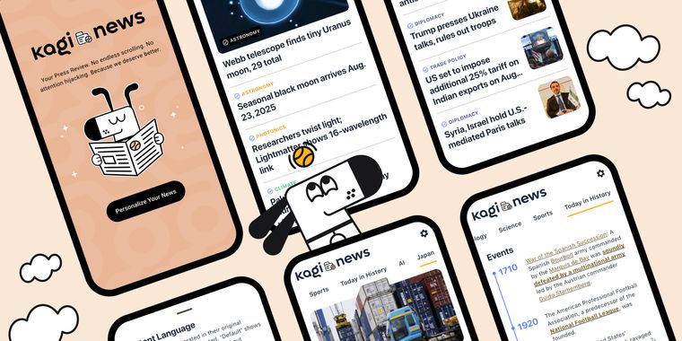 Kagi News launches as a global daily press review with private, community-curated sources