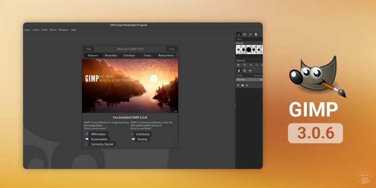 GIMP 3.0.6 improves theme integration, filter workflows, and file support