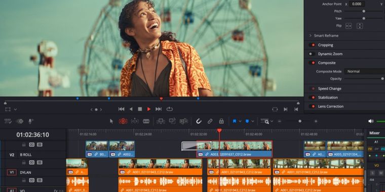 DaVinci Resolve 20.2.2 improves color management and audio playback