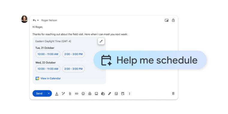 Google adds Gemini-powered scheduling feature to Gmail for easier meeting organization