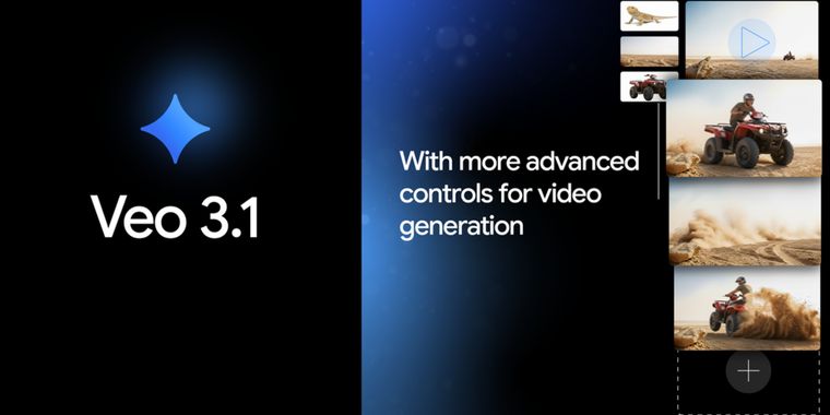 Google launches Veo 3.1 video model with improved audio, vertical format & scene extension