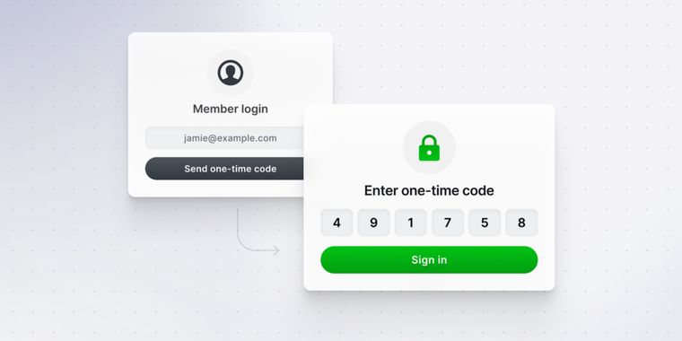 Ghost introduces one-time codes for flexible member sign-in