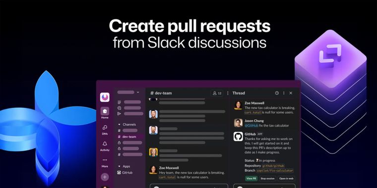 GitHub Copilot now available in Slack Marketplace with in-thread code insights