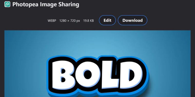 PhotoPea adds free background remover and share via link options