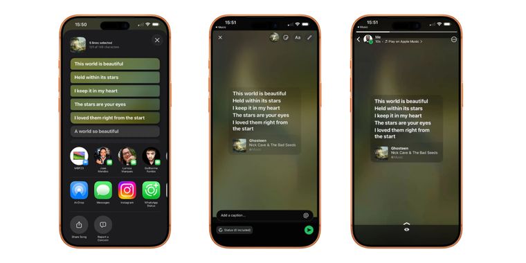 Apple Music to add support for offline lyrics and WhatsApp song sharing soon