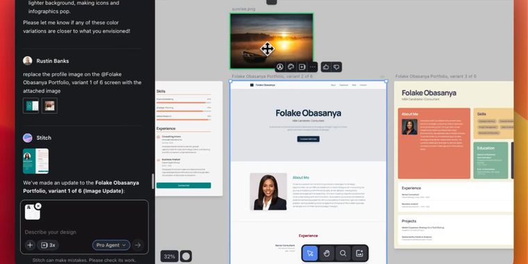 Stitch now brings direct image uploads and improved selection for designs