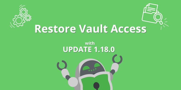 Cryptomator 1.18 desktop now lets you restore lost or damaged master keys & vault config
