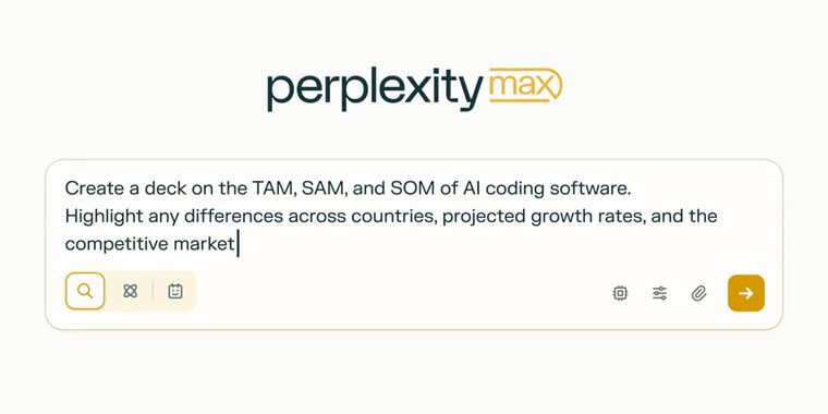 Perplexity adds slide, sheet, and doc editing for all search modes
