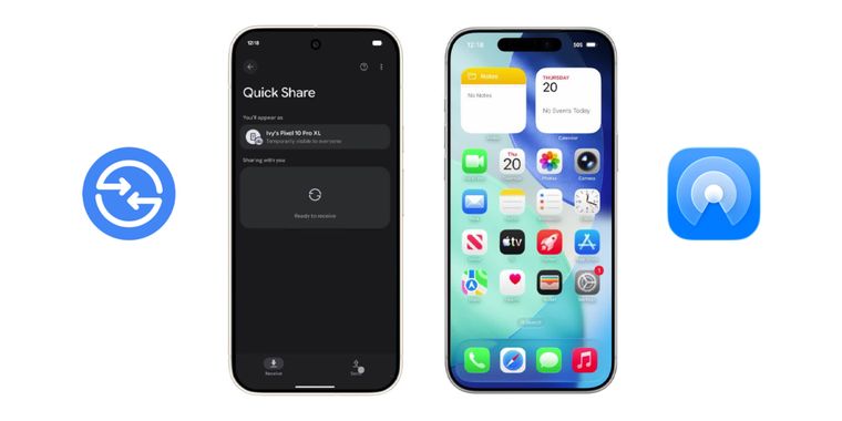 Android users can finally share files with iPhone through AirDrop interoperability