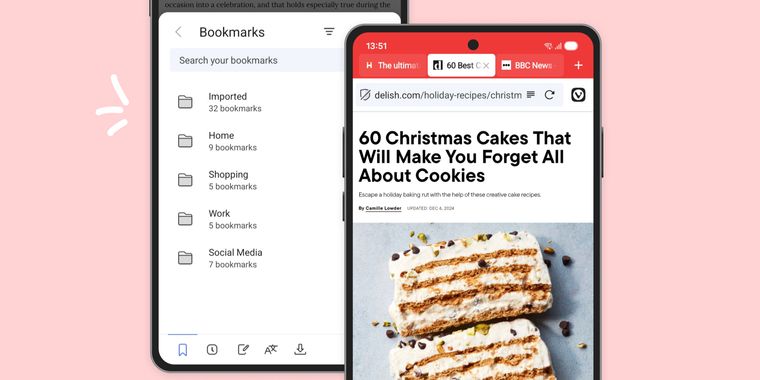 Vivaldi 7.7 for mobile brings custom search engines, bookmark import, and better dark mode