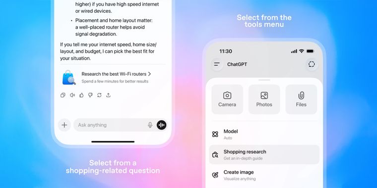 ChatGPT launches new shopping research tool for product comparison and deal tracking