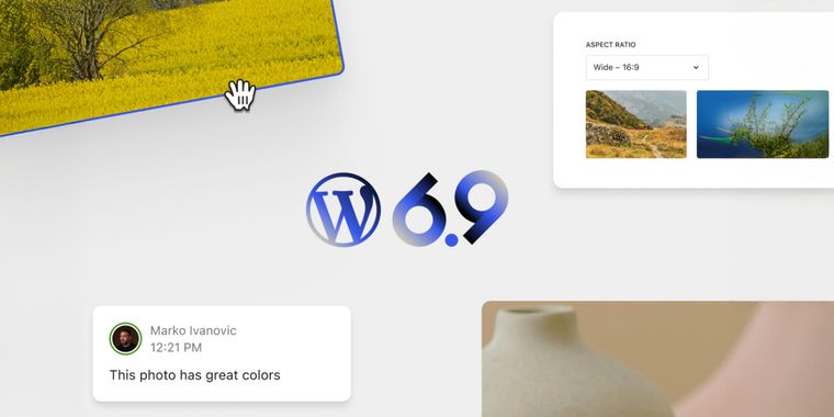 WordPress 6.9 adds block-level Notes, dashboard-wide Command Palette, and Abilities API