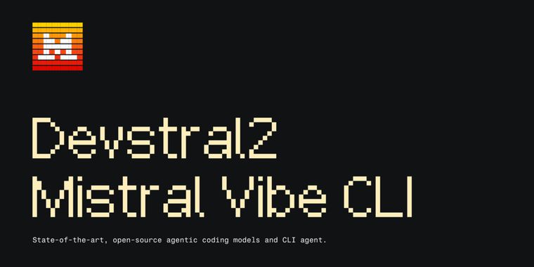 Mistral AI releases Devstral 2 model and Vibe CLI for terminal code automation
