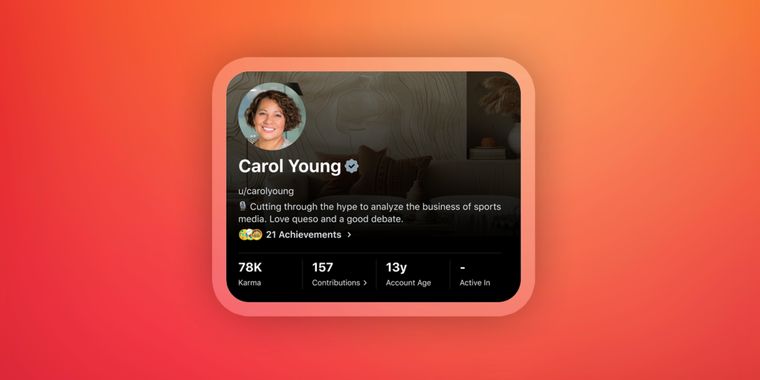 Reddit is testing a new Verified Profiles system with gray badges for public figures