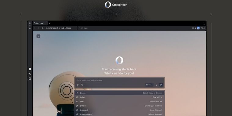 Opera Neon launches public early access, drops invite code requirement