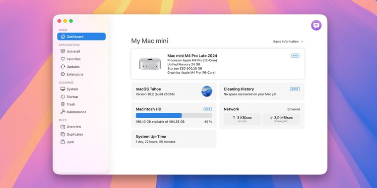 TrashMe for macOS adds Electron app filtering, light sidebar, and network-down alerts