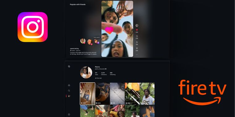 Instagram reels now available for testing on Fire TV in the US