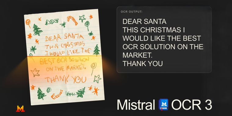 Mistral OCR 3 delivers major leap in accuracy and efficiency for text and image extraction