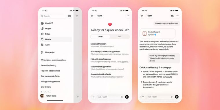 ChatGPT adds a new dedicated Health mode to connect medical records and wellness apps