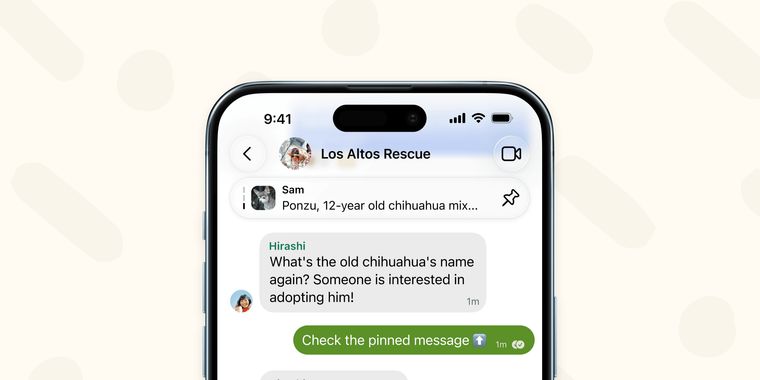Signal now lets users pin messages in one-on-one and group chats, with time limits