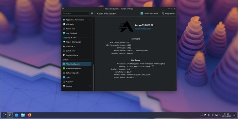 AerynOS update boosts atomic update speed and adds WiFi-friendly installs