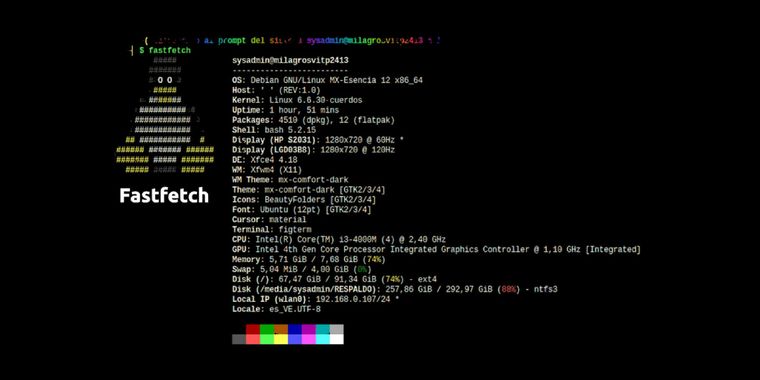 Fastfetch 2.60 adds custom title formatting & broader software and MOSS package detection