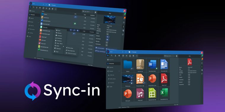 Sync-in 2.1 launches with major interface refresh and Dutch language support