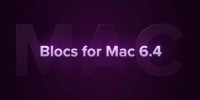 Blocs 6.4 for Mac enhances carousels, forms, copy & paste, link icons, and preview mode