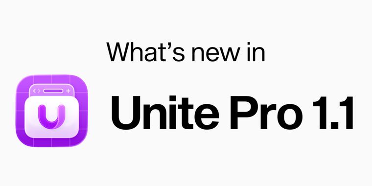 Unite Pro 1.1 updates with Tiny Apps, persistent tabs, and link forwarding