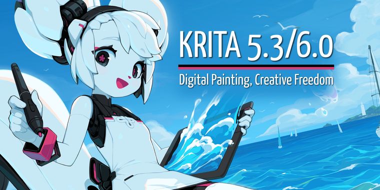 Krita 6.0 debuts with Linux Wayland & HDR support, new text tools, and comic panel editor