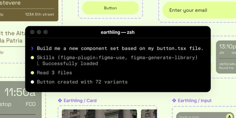 Figma opens direct AI agent design on canvas, introduces skills for guided workflows