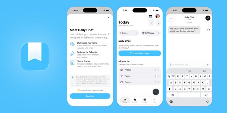 Day One introduces Daily Chat for conversational journaling and new Gold subscription tier
