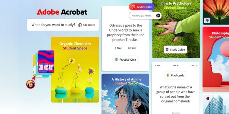 Adobe launches a free Google NotebookLM alternative for study guides and group work