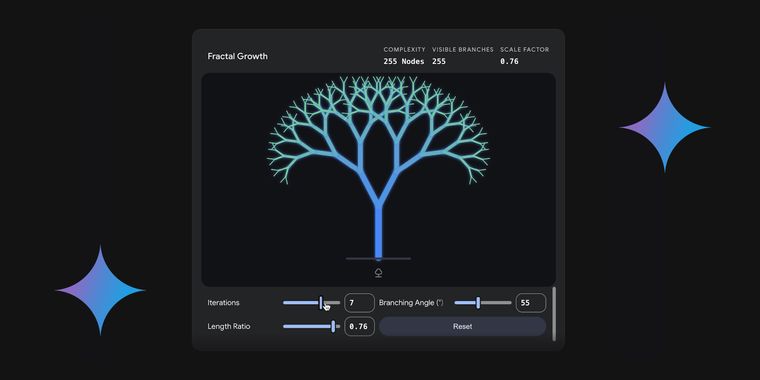 Gemini introduces interactive 3D visualizations and models for deeper topic exploration