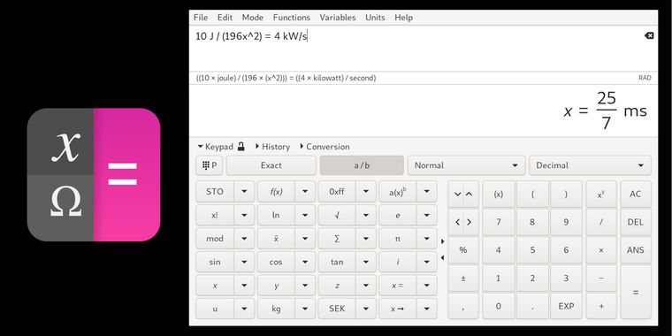 Qalculate! 5.10 improves factorization and adds new units and currencies