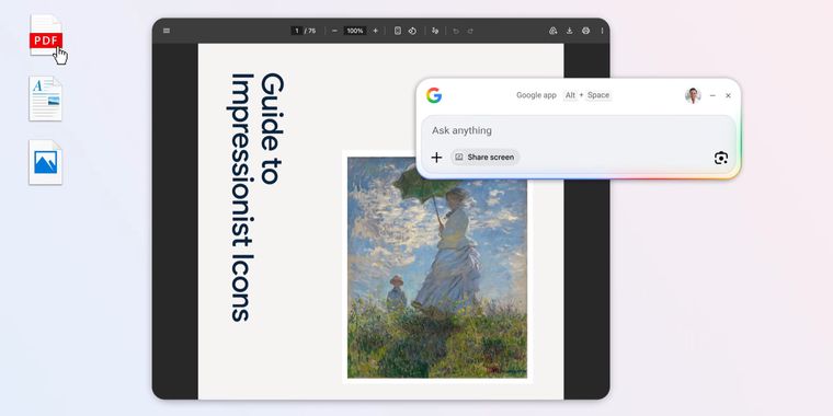 Google's upgraded desktop app is now available on Windows with Spotlight-like AI search